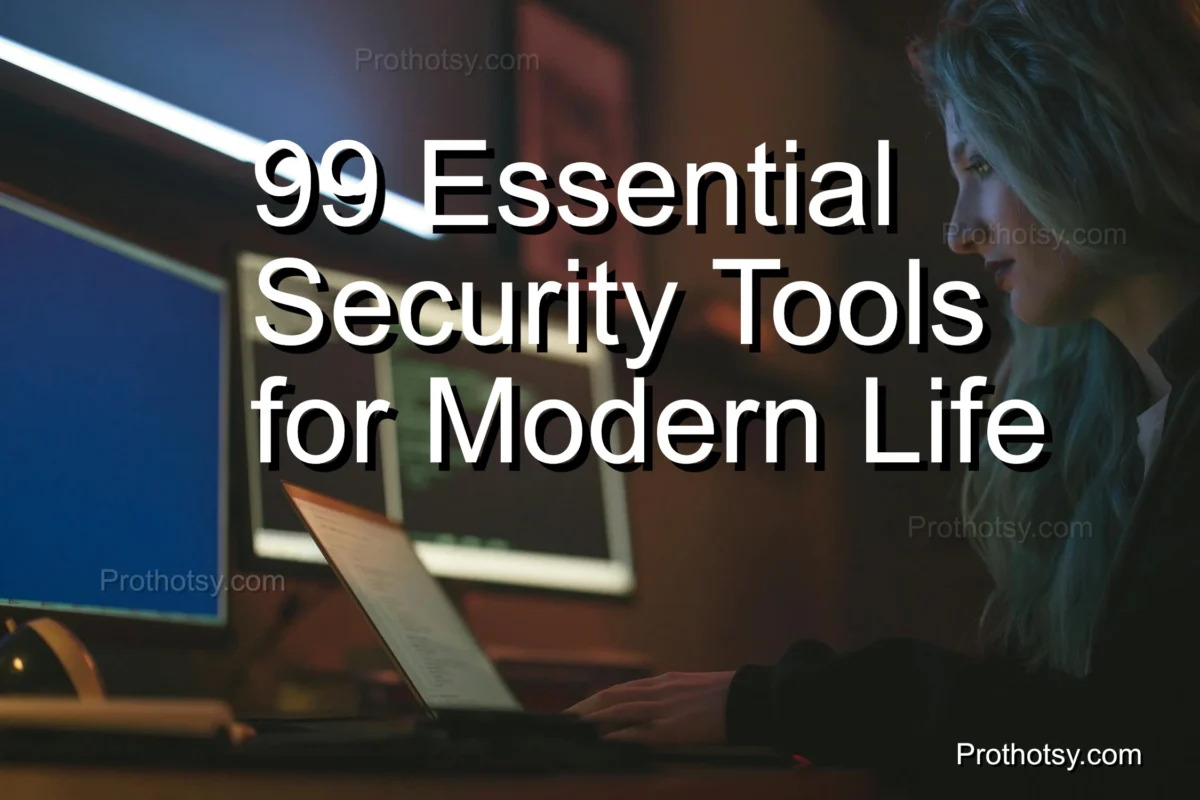 99 Essential Security Tools for Modern Life